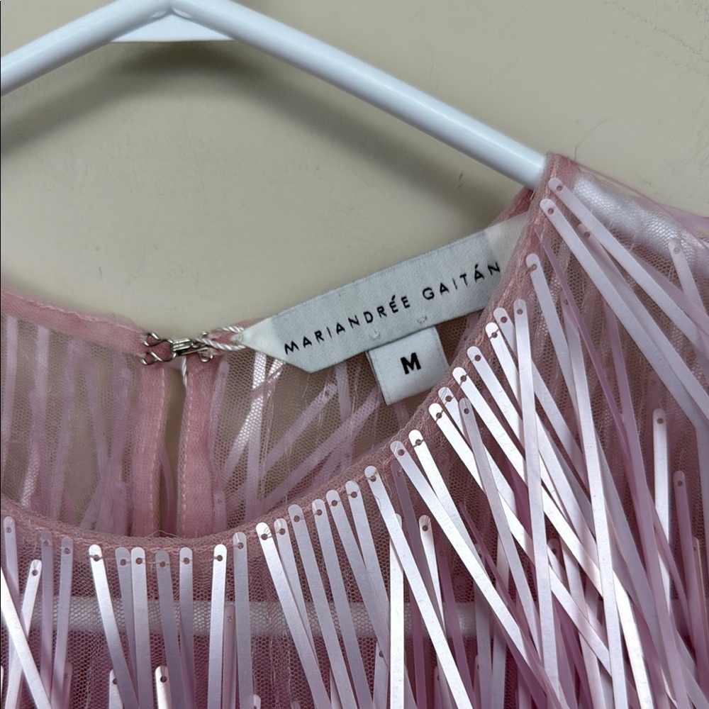 πNEW MARIANDREE GAITAN OLIVIA TOP -rose medium - Picture 9 of 13